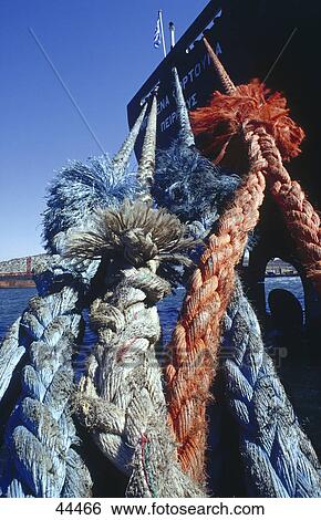 Low angle view of ropes and ship View Large Photo Image Stock Photograph - Low angle view of ropes and ship . Fotosearch