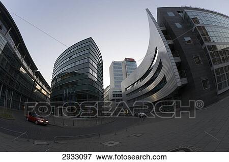 Stock Photo - Media port, Duesseldorf, Germany . Fotosearch
