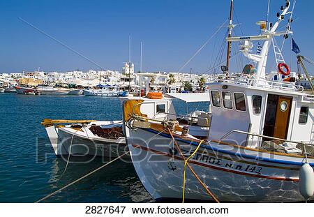 Stock Photo - Naoussa, Paros, Greece . Fotosearch