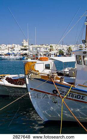 Stock Photo - Naoussa, Paros, Greece . Fotosearch