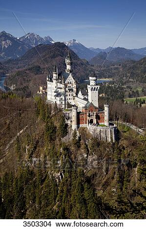 Picture - Neuschwanstein Castle, Bavaria, Germany . Fotosearch