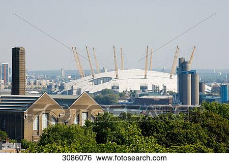Stock Photograph - O2 arena Millenium Dome, UK, england, London . Fotosearch