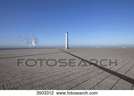Obelisk at the Halde Hoheward, Recklinghausen, Germany View Large Photo Image Stock Image - Obelisk at the Halde Hoheward, Recklinghausen, Germany . Fotosearch