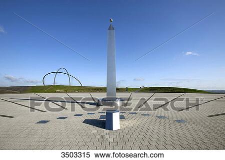 Obelisk at the Halde Hoheward, Recklinghausen, Germany  View Large Photo Image Stock Photography - Obelisk at the Halde Hoheward, Recklinghausen, Germany . Fotosearch