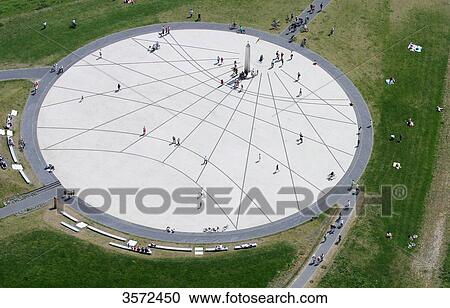 Stock Image - Obelisk, Halde Hoheward, Recklinghausen, Ruhr, North Rhine-Westphalia, Germany, Europe . Fotosearch