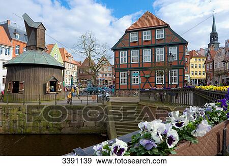 Old town, Lower Saxony, Germany View Large Photo Image Stock Photo - Old town, Lower Saxony, Germany . Fotosearch