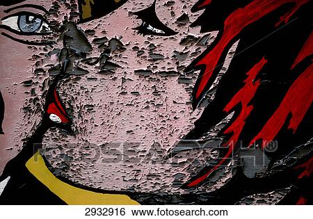 Stock Photograph - painting, close-up . Fotosearch