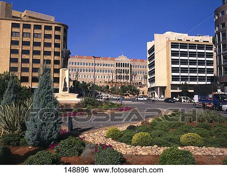 Parliament building in city, Grand Serail, Beirut, Lebanon View Large Photo Image Stock Photograph - Parliament building in city, Grand Serail, Beirut, Lebanon . Fotosearch