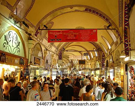 People at market place, Grand Bazaar, Istanbul, Turkey View Large Photo Image Stock Image - People at market place, Grand Bazaar, Istanbul, Turkey . Fotosearch