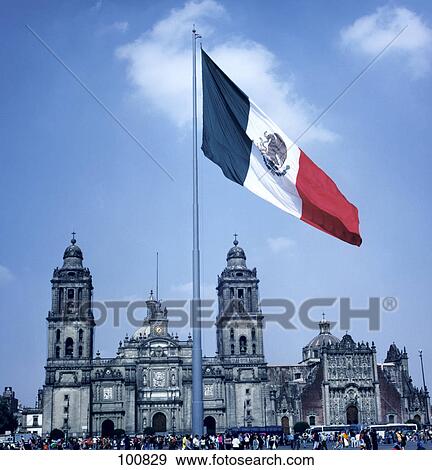 People in front of church, Zocalo, Mexico City, Mexico View Large Photo Image Stock Photo - People in front of church, Zocalo, Mexico City, Mexico . Fotosearch