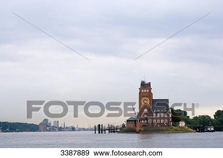Pilot station Seemannshoeft, Hamburg, Germany View Large Photo Image Stock Photo - Pilot station Seemannshoeft, Hamburg, Germany . Fotosearch
