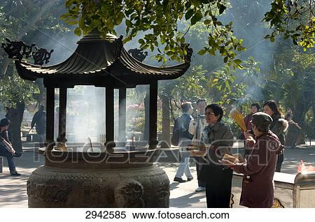 Stock Photography - Po Lin Monastery, Hongkong, China . Fotosearch