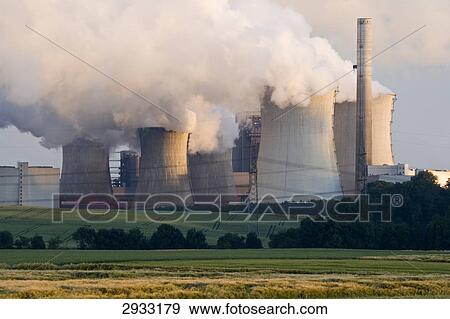 Stock Photo - Power plant Neurath, Grevenbroich, Germany . Fotosearch