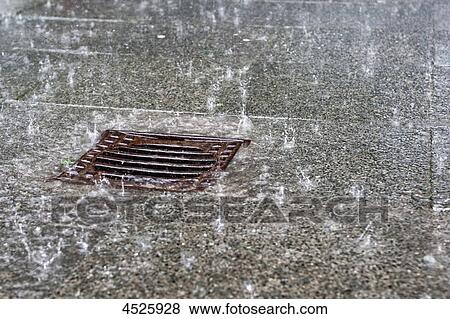 Stock Photo - Rain drops and sink . Fotosearch