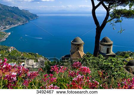 Ravello, Amalfi coast, Campania, Italy, Europe View Large Photo Image Stock Photo - Ravello, Amalfi coast, Campania, Italy, Europe . Fotosearch