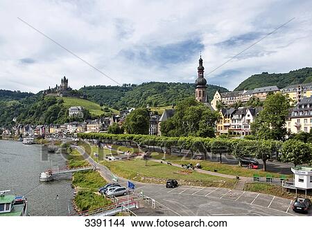 Reichsburg, Cochem, Rhineland-Palatinate, Germany View Large Photo Image Picture - Reichsburg, Cochem, Rhineland-Palatinate, Germany . Fotosearch