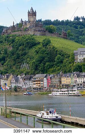 Reichsburg, Cochem, Rhineland-Palatinate, Germany View Large Photo Image Stock Photo - Reichsburg, Cochem, Rhineland-Palatinate, Germany . Fotosearch