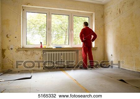 Stock Image - Renovating of a flat . Fotosearch