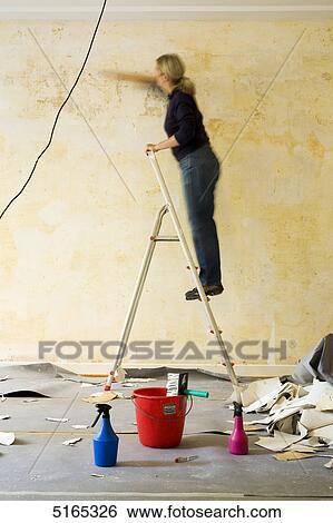 Stock Photograph - Renovating of a flat . Fotosearch