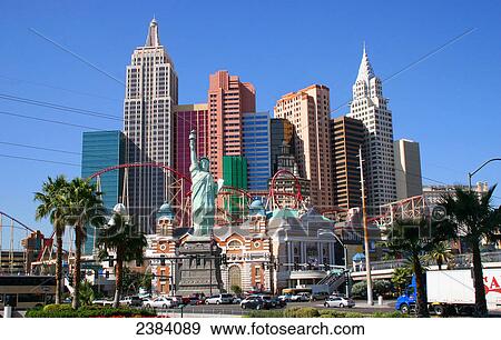 Replica of statue of liberty in front of hotel, New York New York Hotel, The Strip, Las Vegas, Nevada, USA View Large Photo Image Stock Photo - Replica of statue of liberty in front of hotel, New York New York Hotel, The Strip, Las Vegas, Nevada, USA . Fotosearch