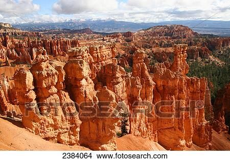 Rock formations on landscape, Bryce Canyon National Park, Utah, USA View Large Photo Image Picture - Rock formations on landscape, Bryce Canyon National Park, Utah, USA . Fotosearch