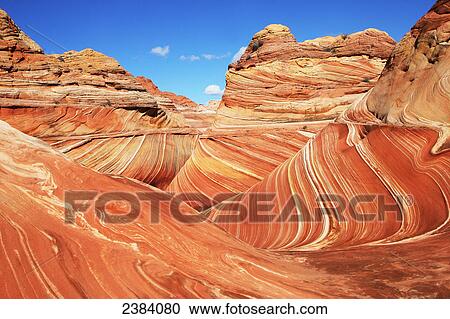 Rock formations on landscape, Coyote Buttes, Arizona, USA View Large Photo Image Stock Image - Rock formations on landscape, Coyote Buttes, Arizona, USA . Fotosearch
