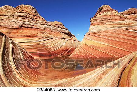 Rock formations on landscape, Coyote Buttes, Arizona, USA View Large Photo Image Stock Image - Rock formations on landscape, Coyote Buttes, Arizona, USA . Fotosearch