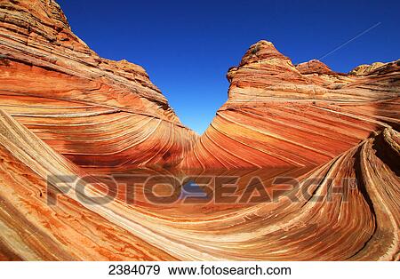 Rock formations on landscape, Coyote Buttes, Arizona, USA View Large Photo Image Stock Photo - Rock formations on landscape, Coyote Buttes, Arizona, USA . Fotosearch