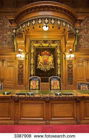 Room of the Senat in the townhall, Hamburg, Germany View Large Photo Image Stock Photo - Room of the Senat in the townhall, Hamburg, Germany . Fotosearch