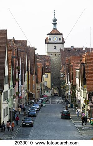 Stock Image - Rothenburg ob der Tauber, Germany . Fotosearch