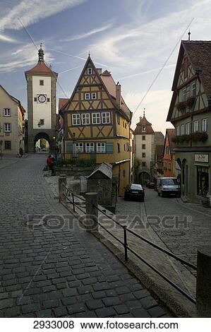 Stock Photo - Rothenburg ob der Tauber, Germany . Fotosearch