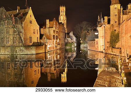 Rozenhoedkaai, Brugge, Belgium View Large Photo Image Stock Photography - Rozenhoedkaai, Brugge, Belgium . Fotosearch