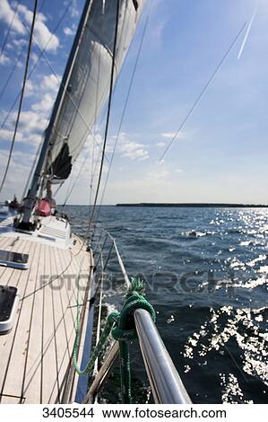 Picture - Sailing yacht on the baltic sea between Flensburg and Sonderburg . Fotosearch