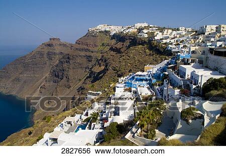 Stock Photograph - Santorin, Greece . Fotosearch