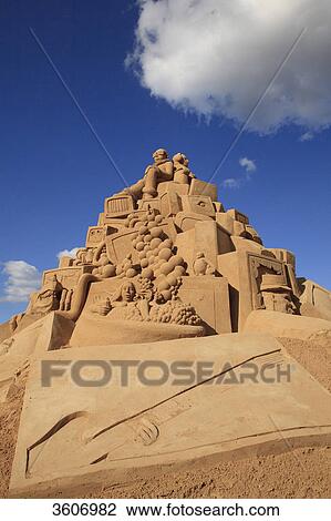 Sculpure made of sand on the 8. International Sculpture Festival in Berlin, Deutschland View Large Photo Image Stock Image - Sculpure made of sand on the 8. International Sculpture Festival in Berlin, Deutschland . Fotosearch