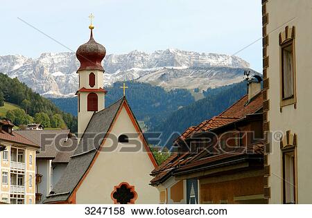 Stock Photo - Sella, Groedner Tal, Dolomiten, South Tyrol, Italy . Fotosearch