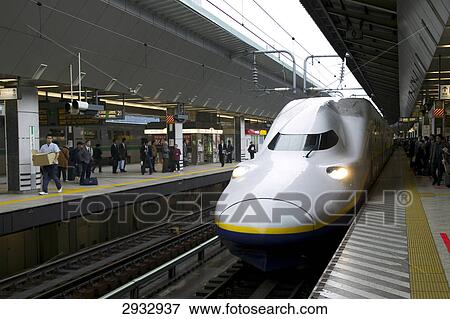 Shinkansen E4, Tokyo, Japan View Large Photo Image Stock Photo - Shinkansen E4, Tokyo, Japan . Fotosearch