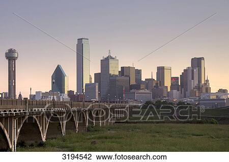 Skyline, Dallas, Texas, USA View Large Photo Image Stock Image - Skyline, Dallas, Texas, USA . Fotosearch
