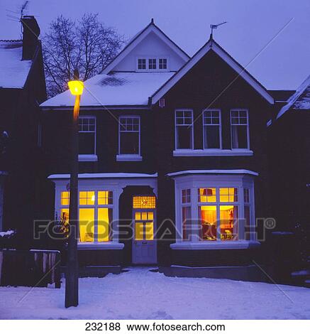 Snow covered building, London, England View Large Photo Image Stock Photo - Snow covered building, London, England . Fotosearch