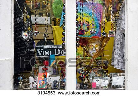 Souvenir shop with voodoo dolls, Bourbon Street, New Orleans, Louisiana, USA View Large Photo Image Stock Image - Souvenir shop with voodoo dolls, Bourbon Street, New Orleans, Louisiana, USA . Fotosearch