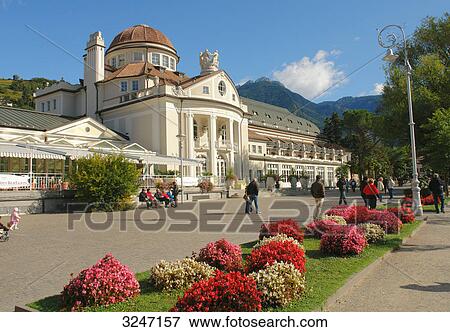 spa hotel, Meran, South Tyrol, Italy View Large Photo Image Stock Photo - spa hotel, Meran, South Tyrol, Italy . Fotosearch