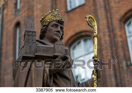 St. Ansgar statue, Hamburg, Germany, close-up View Large Photo Image Stock Photography - St. Ansgar statue, Hamburg, Germany, close-up . Fotosearch