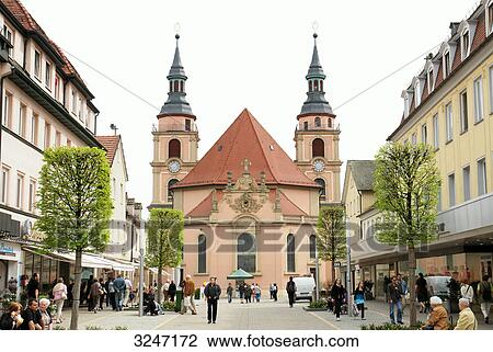 Stadtkirche, Ludwigsburg, Baden-Wuerttemberg, Germany View Large Photo Image Stock Image - Stadtkirche, Ludwigsburg, Baden-Wuerttemberg, Germany . Fotosearch
