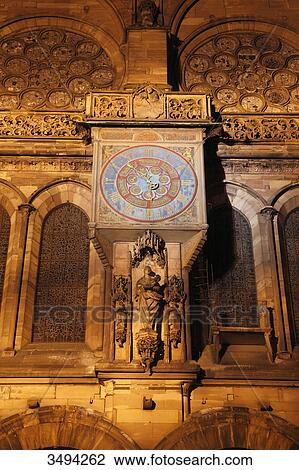 Stock Image - Strasbourg Cathedral, Strasbourg, Alsace, France, Europe . Fotosearch