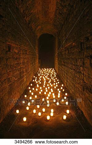 Stock Photograph - Subway, Kaiserthermen, Treves, Rhineland-Palatinate, Germany, Europe . Fotosearch