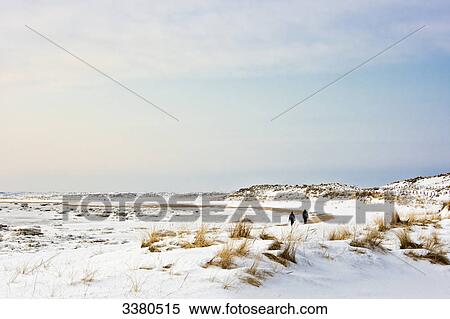 Stock Photography - Sylt in winter, Schleswig-Holstein, Germany . Fotosearch
