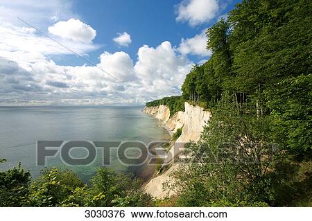 The chalk cliff of Jasmund, Rugia, Germany, elevated view View Large Photo Image Stock Photograph - The chalk cliff of Jasmund, Rugia, Germany, elevated view . Fotosearch