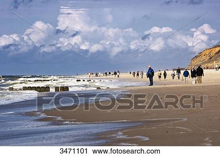Tourists at beach, Sylt, Schleswig-Holstein, Germany, Europe View Large Photo Image Stock Image - Tourists at beach, Sylt, Schleswig-Holstein, Germany, Europe . Fotosearch