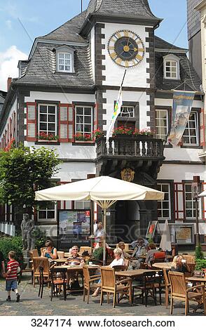 Picture - Town hall, Mayen, Rhineland-Palatinate, Germany . Fotosearch