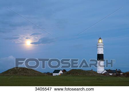 View of the lighthouse in Kampen, Sylt, Germany View Large Photo Image Stock Photo - View of the lighthouse in Kampen, Sylt, Germany . Fotosearch